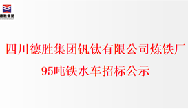 千亿平台登录入口炼铁厂95吨铁水车招标公示